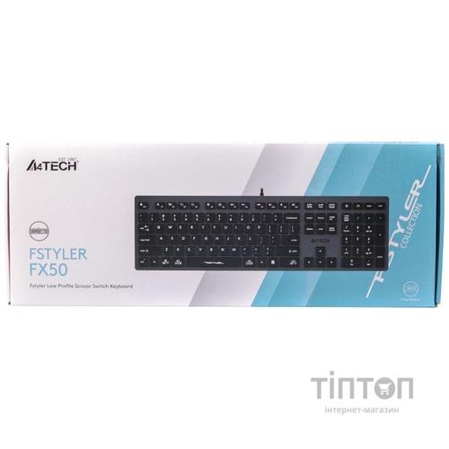 Клавіатура A4Tech FX-50 USB (Grey))