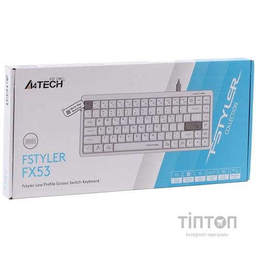 Клавіатура A4Tech FX53 White