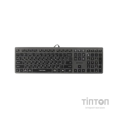Клавіатура A4Tech FX60 USB Grey White backlit