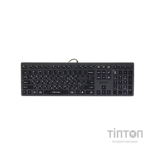 Клавіатура A4Tech FX60 USB Grey White backlit