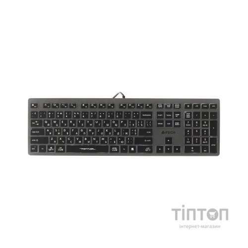 Клавіатура A4Tech FX60H USB Grey White backlit