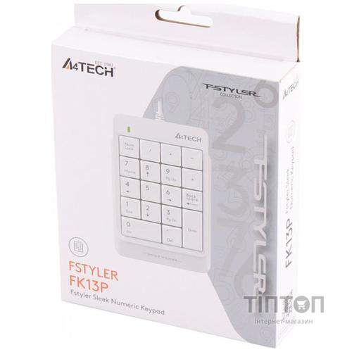Клавіатура A4Tech FK13P White