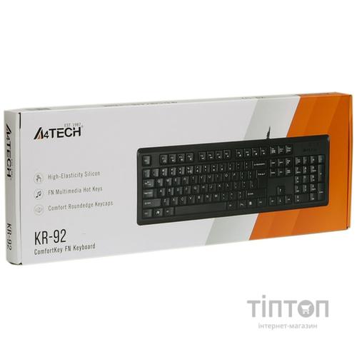 Клавіатура A4Tech KR-92 Black