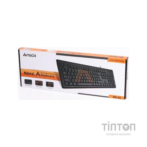 Клавіатура A4Tech KRS-83 USB Black
