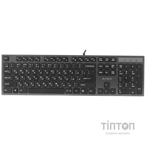 Клавiатура A4Tech KV-300H Grey/Black