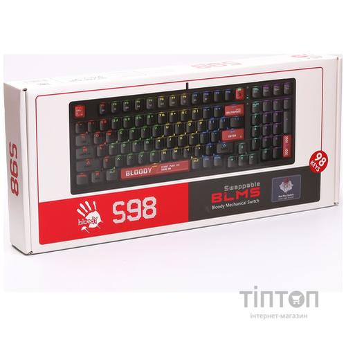 Клавіатура A4Tech S98 Bloody Red