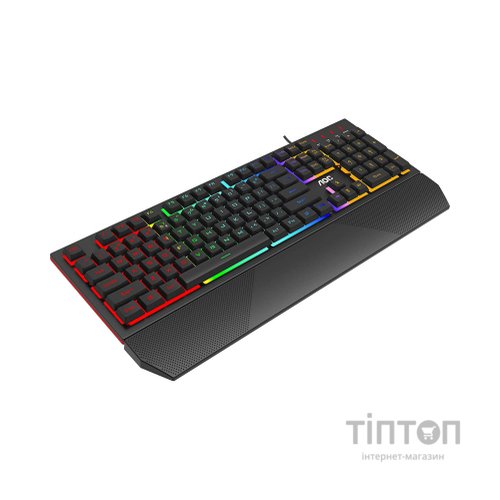 Клавіатура AOC GK200 Rainbow LED USB Black (GK200D32R)