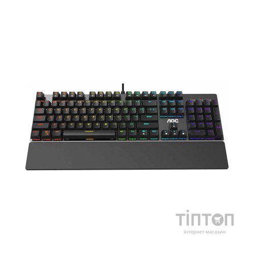 Клавіатура AOC GK500 RGB Outemu Red USB Black (GK500DR2R)