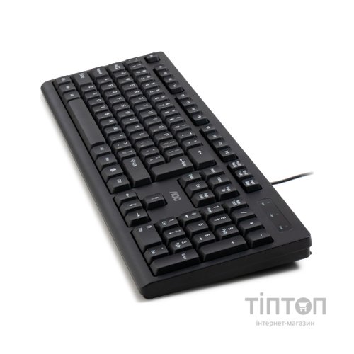 Клавіатура AOC KB100B USB UA Black (KB100B/97)