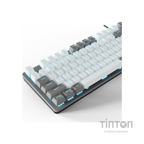 Клавіатура Aula F3287 Keycap KRGD Blue USB UA Grey/White (6948391240954)