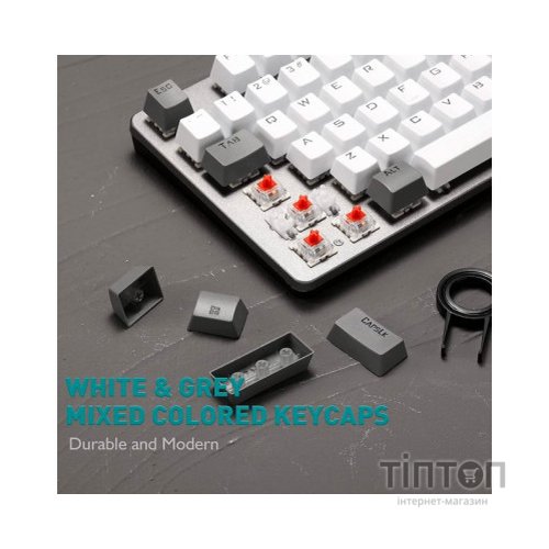Клавіатура Aula F3287 Keycap KRGD Blue USB UA Grey/White (6948391240954)