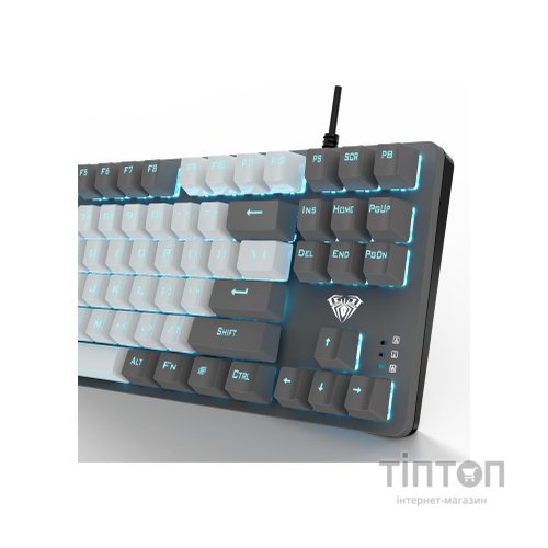 Клавіатура Aula F3287 Keycap KRGD Blue USB UA White/Grey (6948391240688)