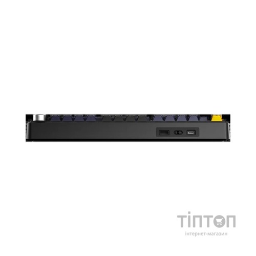 Клавіатура Aula F75 Gasket Greywood V3 switch Hot-Swap PBT Wireless/Bluetooth/USB Black (6948391208626)