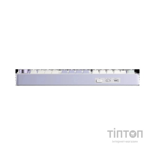 Клавіатура Aula F75 Gasket Greywood V3 switch Hot-Swap PBT Wireless/Bluetooth/USB White (6948391208640)