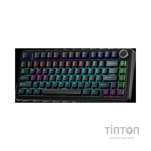 Клавіатура Aula F75 keycap KRGD Blue USB UA Black (6948391202846)