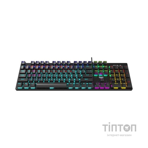 Клавіатура Aula S2022 KRGD Blue Hot-Swap USB UA Black (6948391202235)