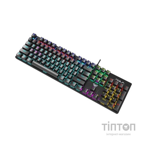 Клавіатура Aula S2022 KRGD Blue Hot-Swap USB UA Black (6948391202235)