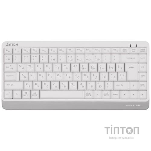 Клавіатура бездротова A4Tech FBK11 White