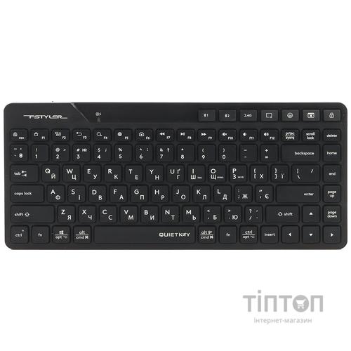 Клавіатура бездротова A4Tech FBK26C AS Black