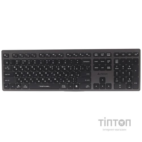 Клавіатура бездротова A4Tech FBX50C Grey