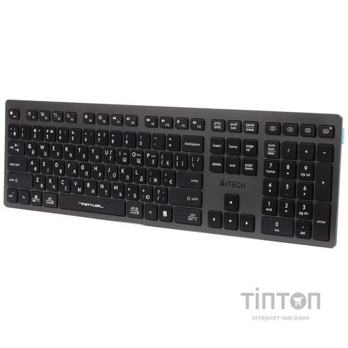 Клавіатура бездротова A4Tech FBX50C Grey