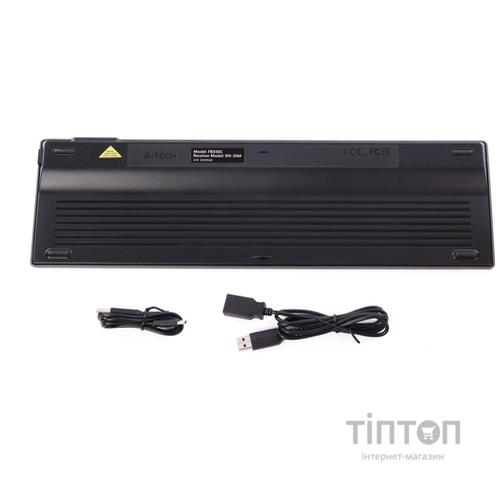 Клавіатура бездротова A4Tech FBX50C Grey