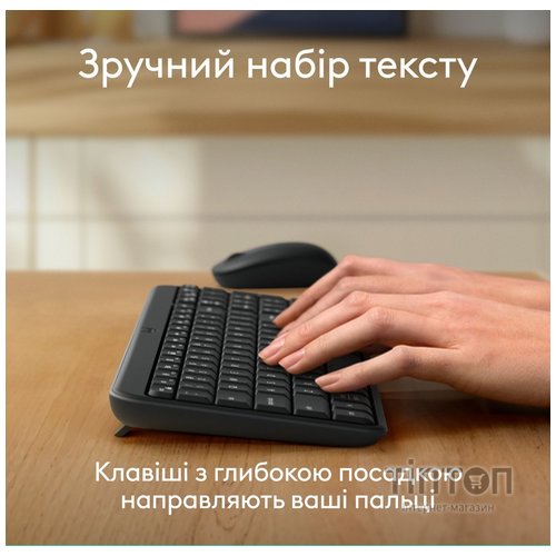 Клавіатура Logitech K250 Bluetooth UA Graphite (920-013822)