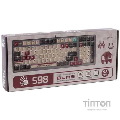 Клавіатура Bloody S98 Pixels Red