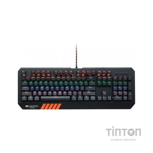 Клавіатура Canyon CND-SKB6-RU Black (CND-SKB6-RU)