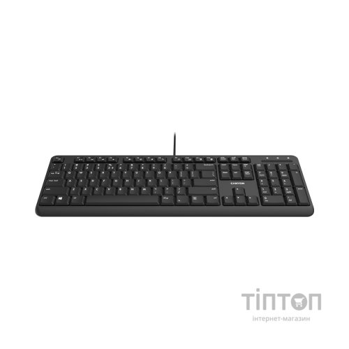 Клавіатура Canyon HKB-20 USB Black (CNS-HKB02-RU)