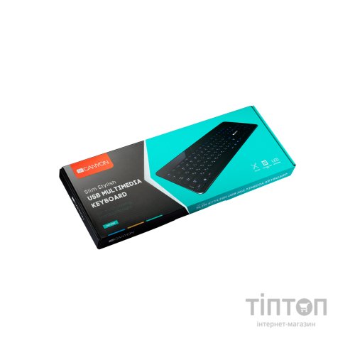 Клавіатура Canyon HKB-5 USB Black (CNS-HKB5RU)