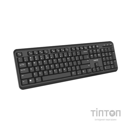 Клавіатура Canyon W20 Wireless Black (CNS-HKBW02-RU)