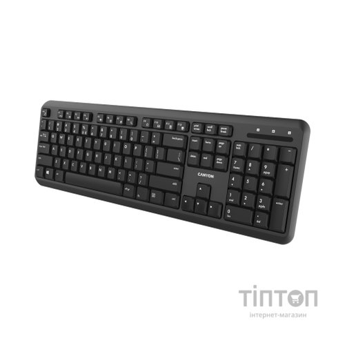 Клавіатура Canyon W20 Wireless Black (CNS-HKBW02-RU)