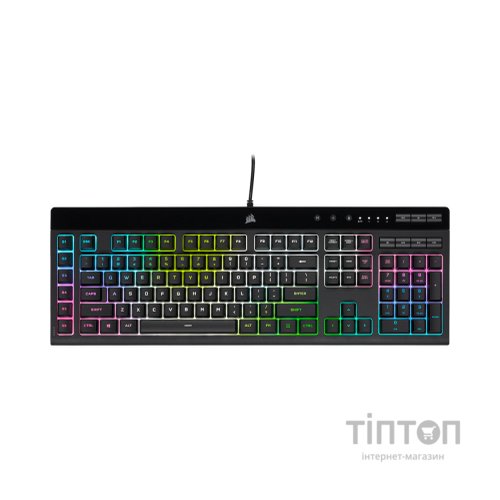 Клавіатура Corsair K55 RGB Pro XT USB UA Black (CH-9226715-RU)
