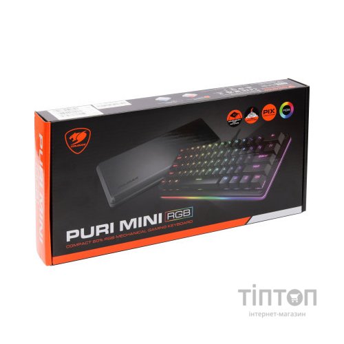 Клавіатура Cougar Puri Mini RGB USB Black (Puri Mini RGB)