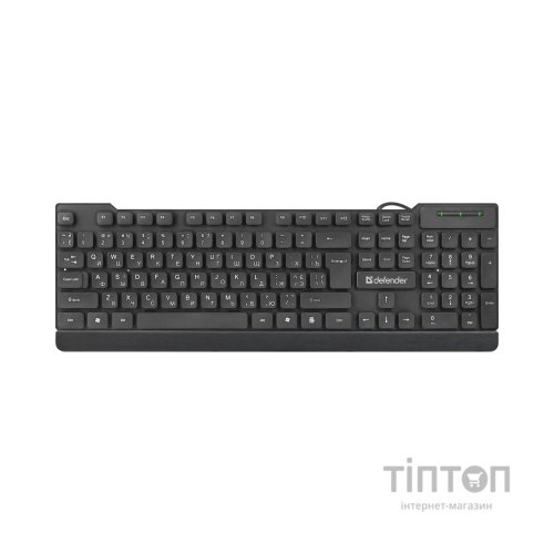 Клавіатура Defender Element HB-190 UKR USB Black (45192)