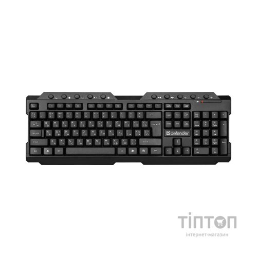 Клавіатура Defender Element HB-195 Wireless UKR Black (45189)