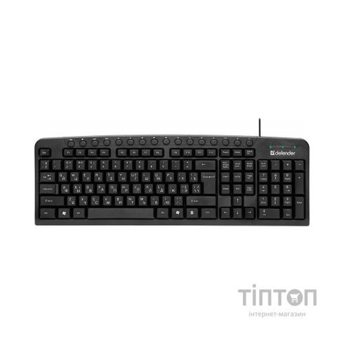 Клавіатура Defender Focus HB-470 UKR USB Black (45471)