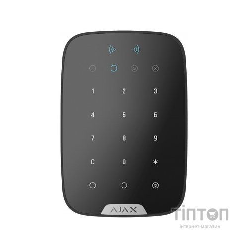 Клавіатура до охоронної системи Ajax KeyPad Plus чорна