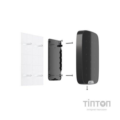 Клавіатура до охоронної системи Ajax KeyPad Plus чорна