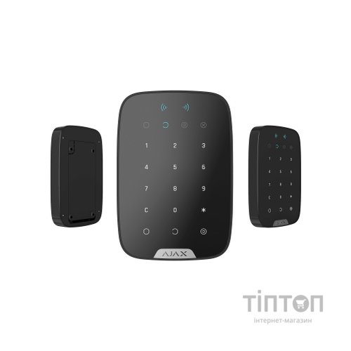 Клавіатура до охоронної системи Ajax KeyPad Plus чорна
