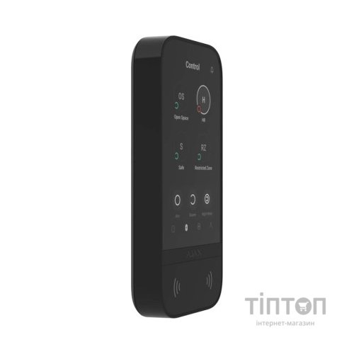 Клавіатура до охоронної системи Ajax KeyPad TouchScreen black