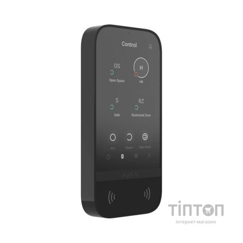 Клавіатура до охоронної системи Ajax KeyPad TouchScreen black
