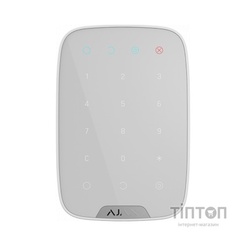 Клавіатура до охоронної системи Ajax KeyPad white