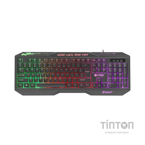 Клавіатура Fury Hellfire 2 LED Backlight USB Black (NFU-1586)