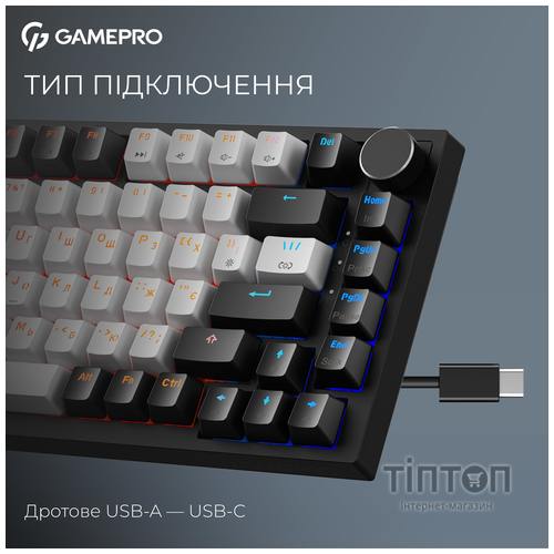 Клавіатура GamePro Asgard Valhalla Max MK160B MAX USB UA Black (MK160B MAX)