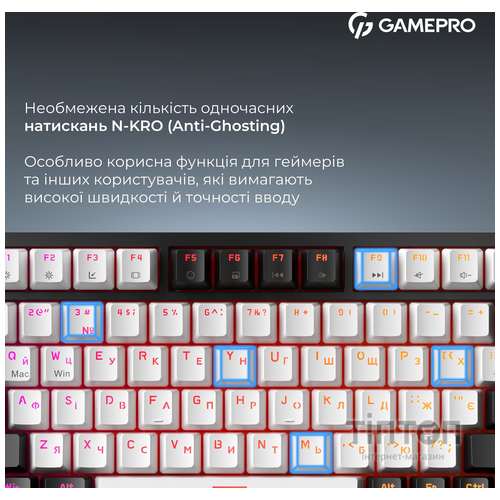 Клавіатура GamePro Asgard Valhalla Max MK160B MAX USB UA Black (MK160B MAX)