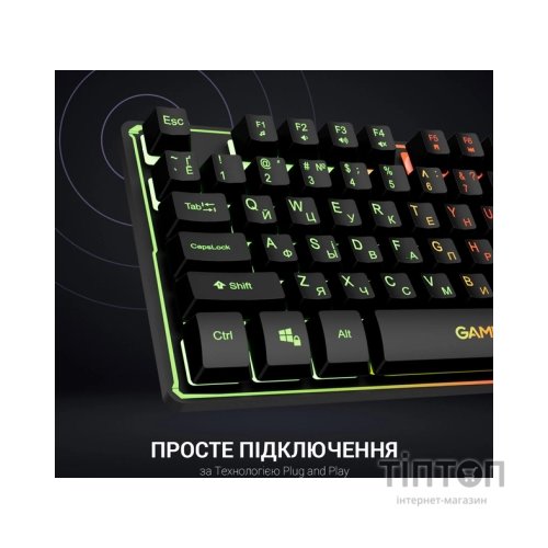 Клавіатура GamePro GK576 Nitro+ USB Black (GK576)