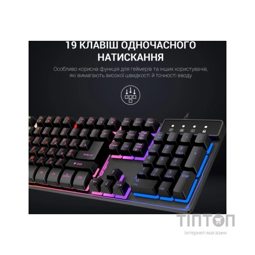 Клавіатура GamePro GK576 Nitro+ USB Black (GK576)