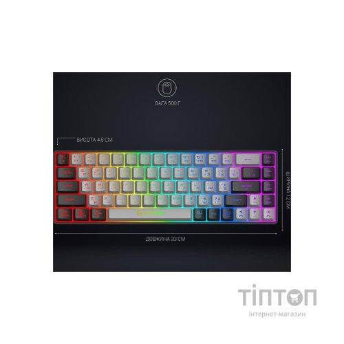 Клавіатура GamePro GK935 Wireless LED Black (GK935)